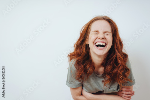 Young woman with a good sense of humor Fototapet