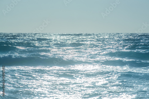 Fototapeta Naklejka Na Ścianę i Meble -  Waves on the beach of Falasarna, Greece, Crete