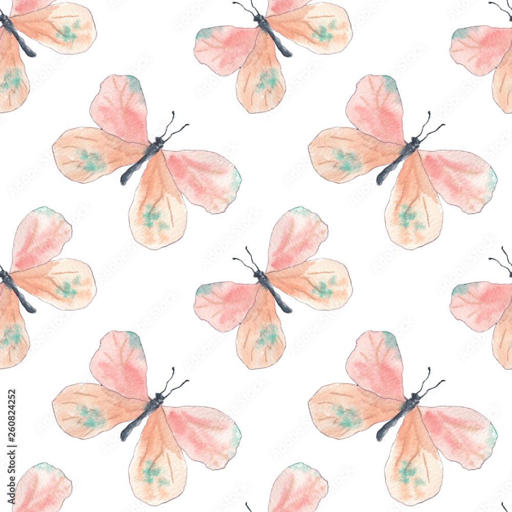 Pink butterflies pattern Pink butterflies pattern
