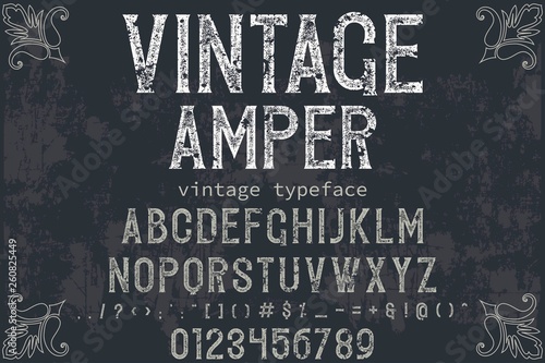 vintage fontColorful Comics Retro Typeface. Vector Illustration
