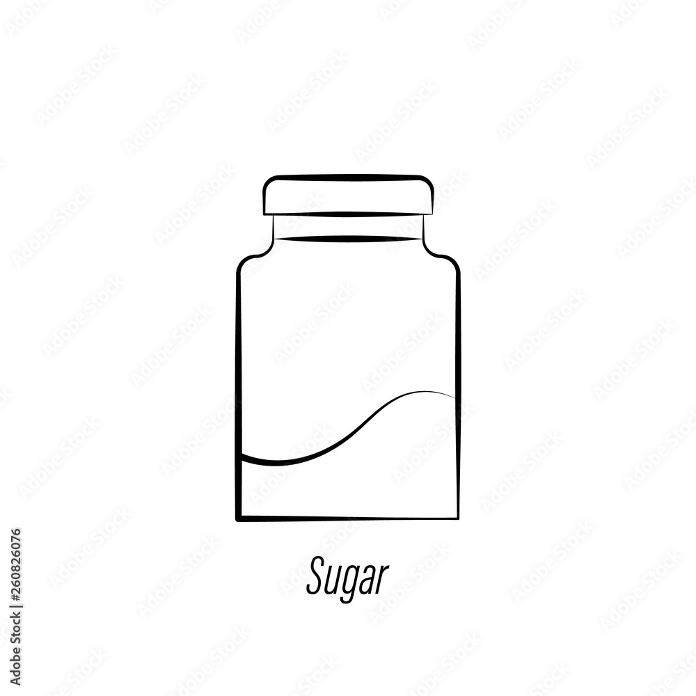 coffee sugar hand draw icon. Element of coffee illustration icon. Signs and symbols can be used for web, logo, mobile app, UI, UX coffee sugar hand draw icon. Element of coffee illustration icon. Signs and symbols can be used for web, logo, mobile app, UI, UX