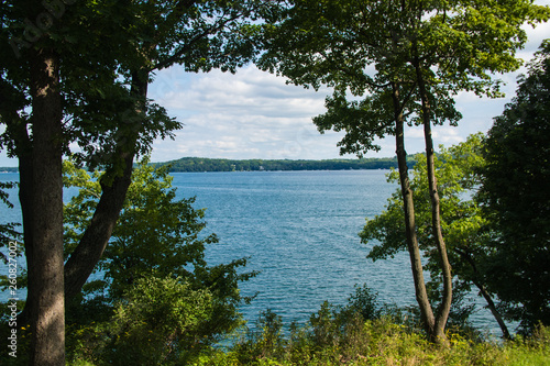 lake in deep forest