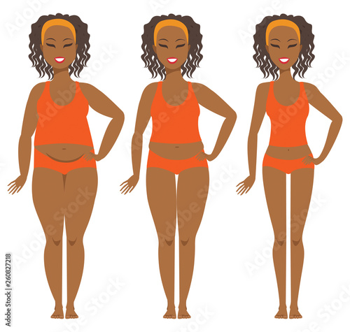 woman weight loss transformation