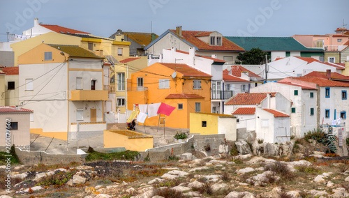 Foto Maisons traditionnelles à Peniche, Portugal