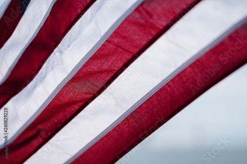 Free Download Flag in red and white stripes - GFXLoad