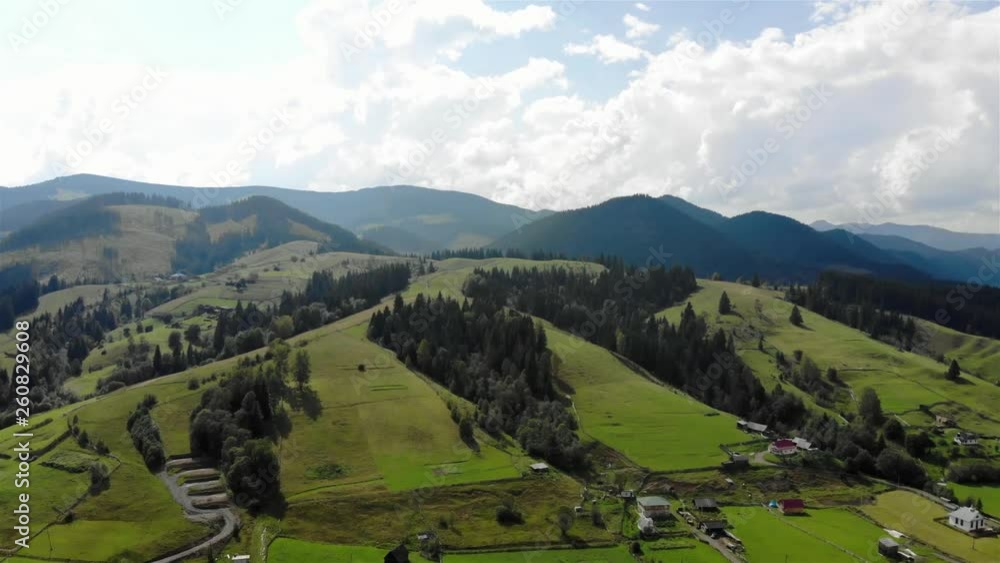 summer in the mountains aero shot summer in the mountains aero shot