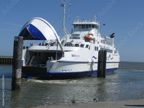 Fähre, Sylt, Nordsee, Meer, Überfahrt, Autofähre, Urlaub