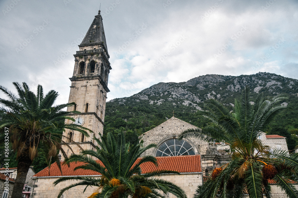 Coastal Town of Perast in Montenegro 