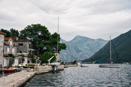Wallpaper Mural Coastal Town of Perast in Montenegro  Torontodigital.ca