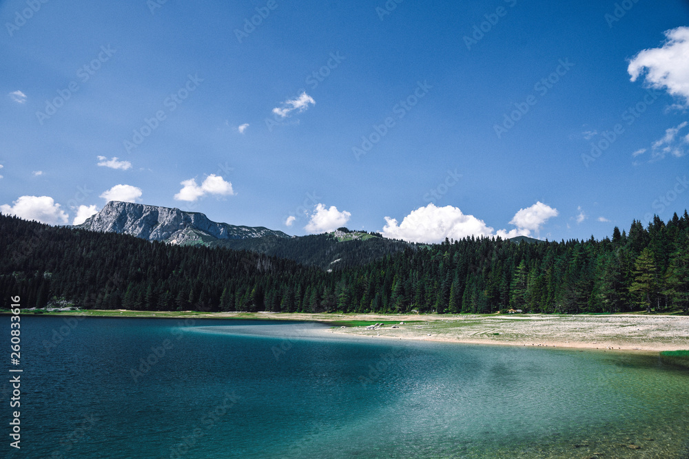 Black Lake in Durmitor National Park in Montenegro 
