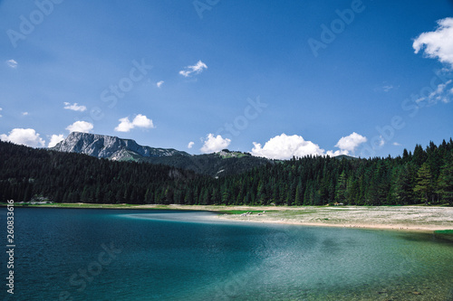 Black Lake in Durmitor National Park in Montenegro 