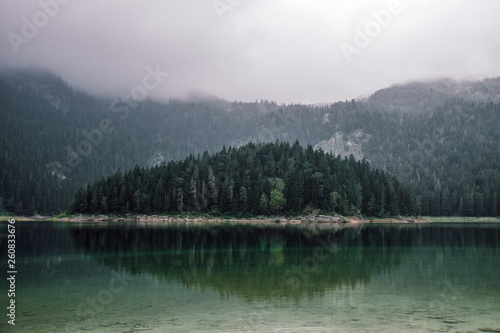 Black Lake in Durmitor National Park in Montenegro 