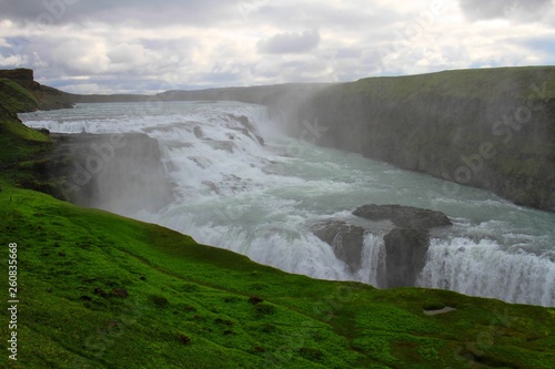 Gullfoss waterfall  Iceland