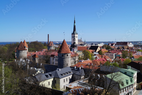 Ein Blick auf die Stadt Tallinn