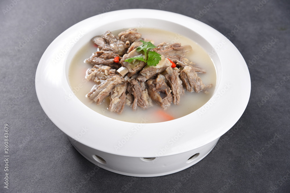 thai noodle soup with meat and vegetables thai noodle soup with meat and vegetables