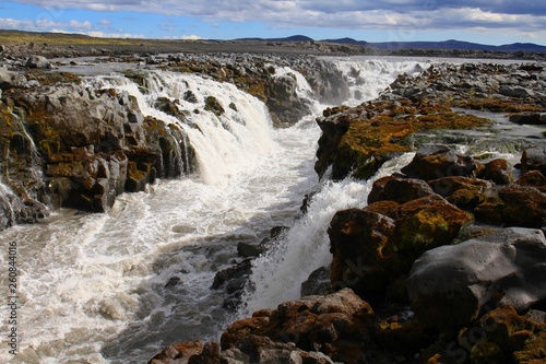 waterfall near Herdubreid  Iceland