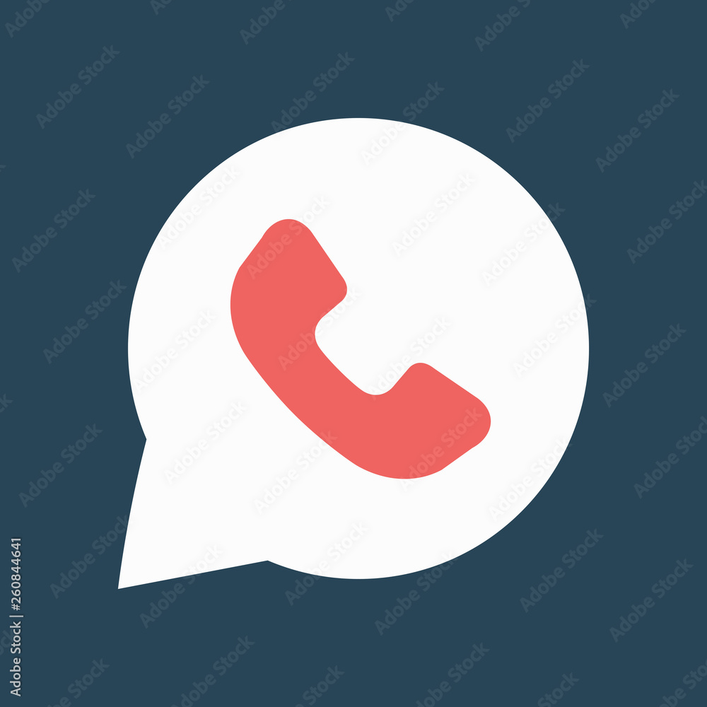 Silhouette icon message about call Silhouette icon message about call