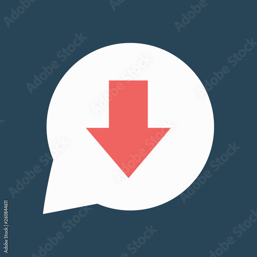 Silhouette icon incoming call