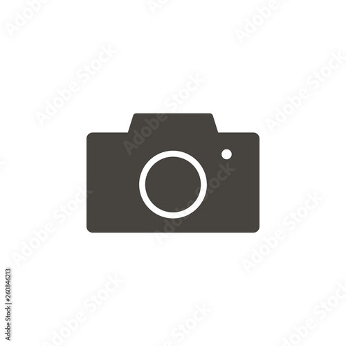 Camera vector icon. Element of interface for mobile concept and web apps illustration. Thin glyph icon for website design and development, app development. Vector icon