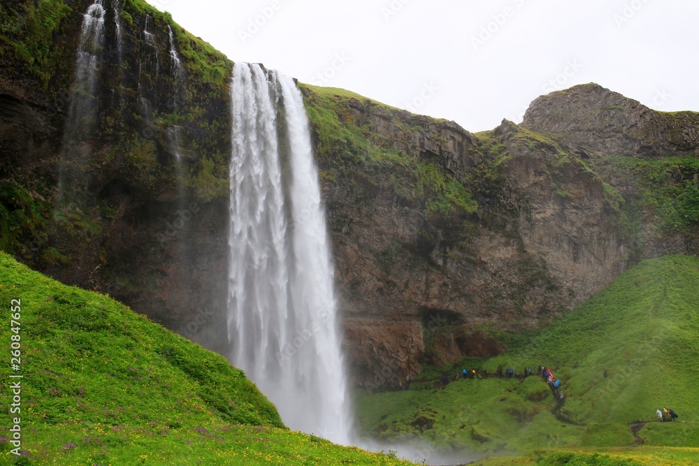 Seljalandsfoss Waterfall, Iceland Seljalandsfoss Waterfall, Iceland