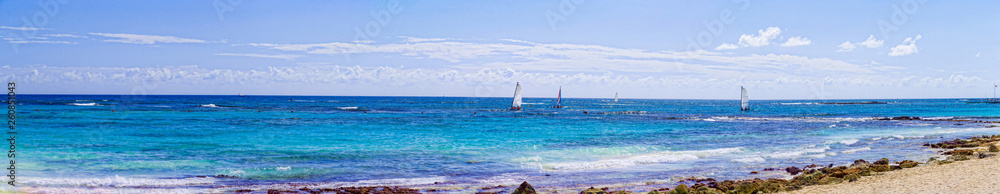 Panorama beautiful sea and the beach. Panorama beautiful sea and the beach.