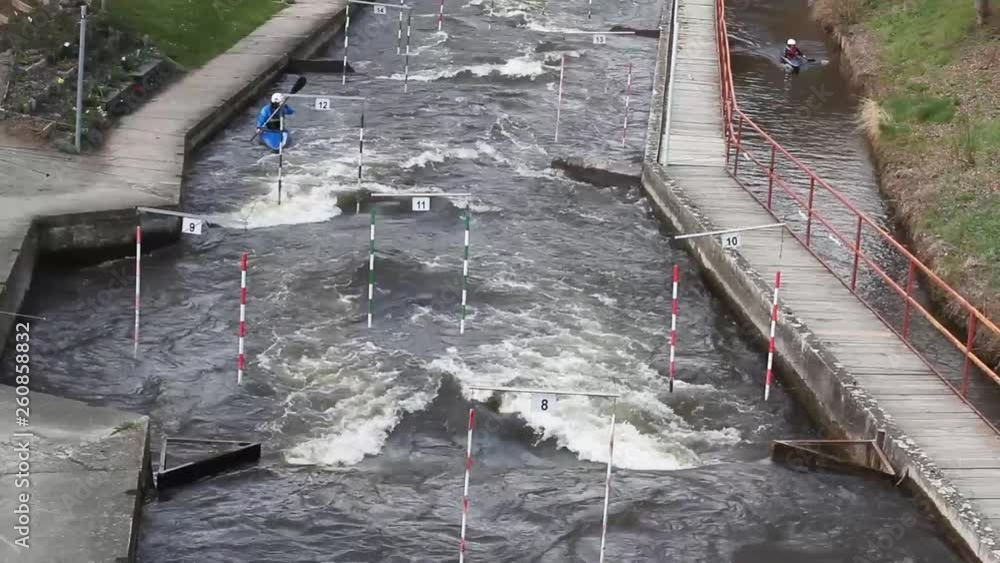 kayak race, kayak, kayaking, recreation, canal, kayak track, whirlpool