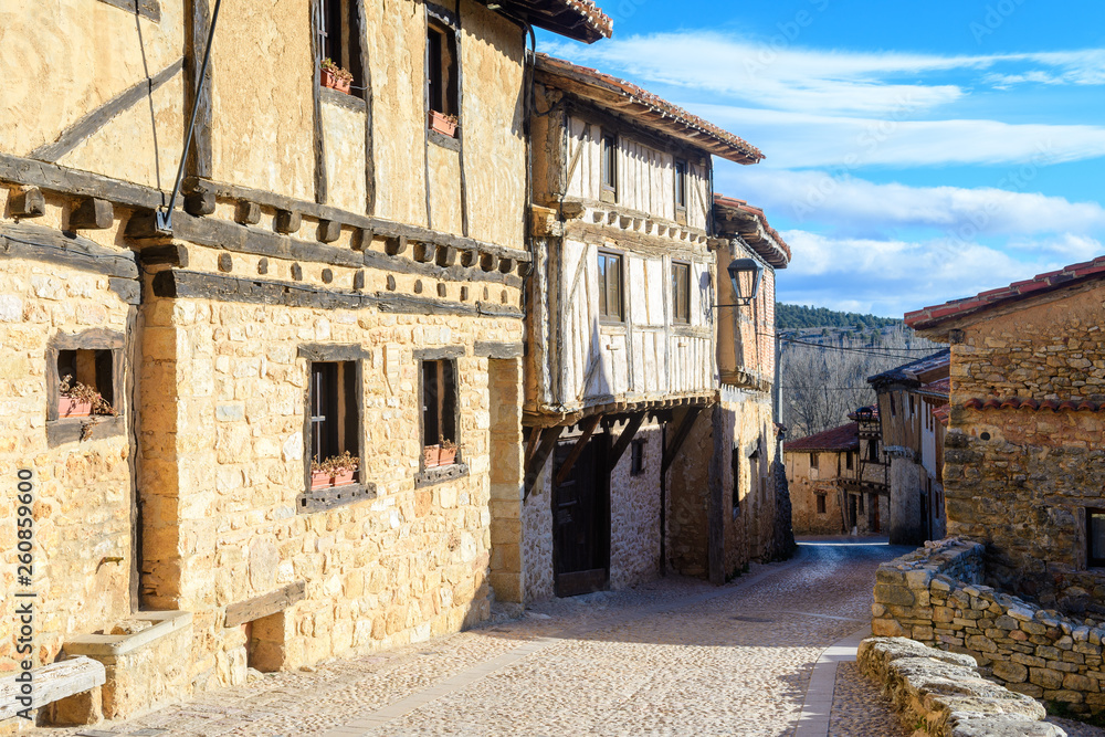 medieval town of calatañazor in soria province, Spain