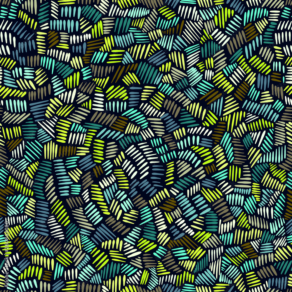 Seamless abstract green pattern