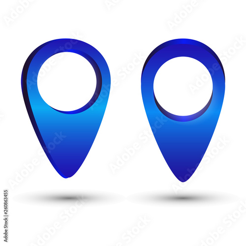 Free Download 3d map pointer pin isolated on white background - GFXLoad