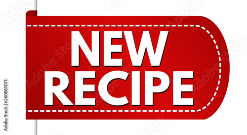 New recipe banner design