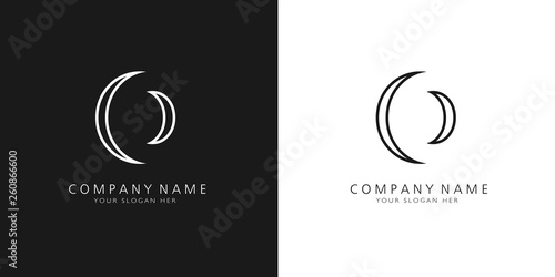 O logo letter design
