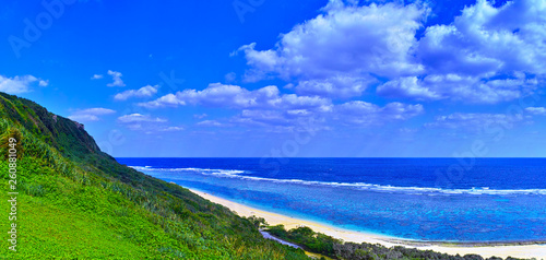 宮古島東海岸。吉野海岸からのパノラマビュー