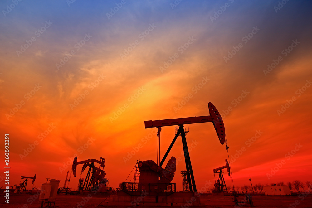 The oil pump, industrial equipment The oil pump, industrial equipment