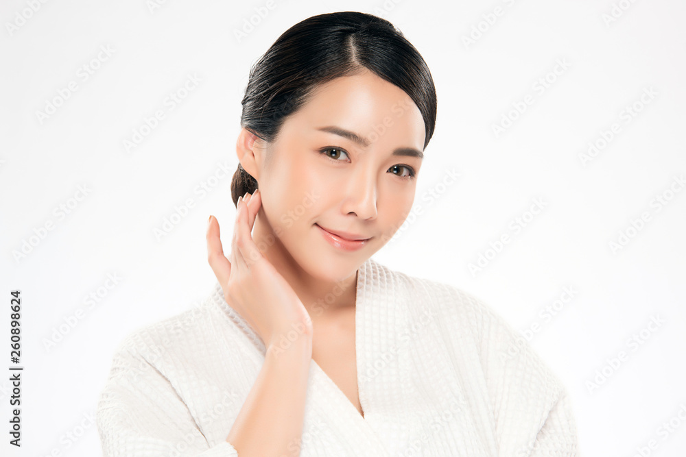 Beautiful Young asian Woman with Clean Fresh Skin Beautiful Young asian Woman with Clean Fresh Skin