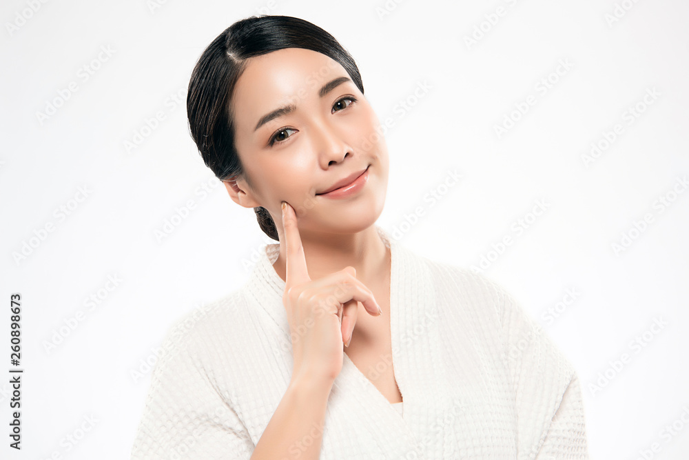 Beautiful Young asian Woman with Clean Fresh Skin Beautiful Young asian Woman with Clean Fresh Skin