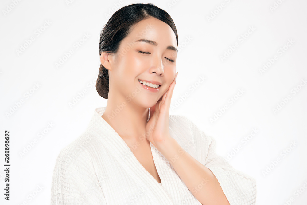 Beautiful Young asian Woman with Clean Fresh Skin Beautiful Young asian Woman with Clean Fresh Skin
