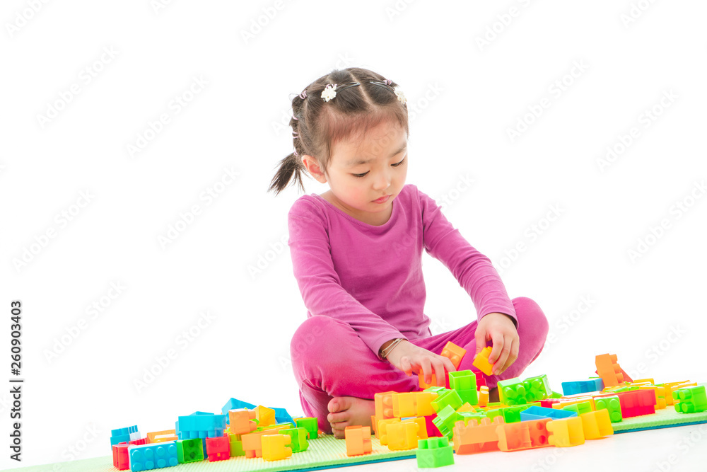 little girl playing little girl playing