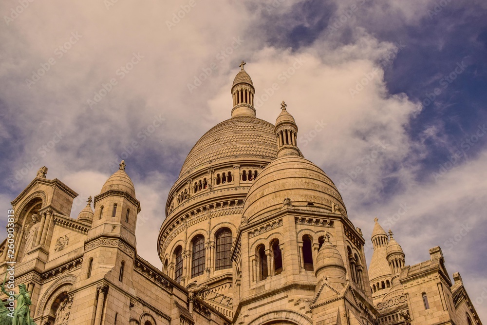Detalles de la basilia Sacré Coeur Paris