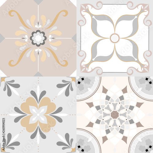 Floor tiles set
