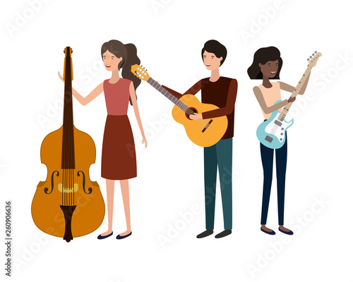 group of people with musical instruments