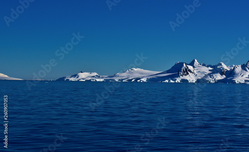 Wallpaper Mural Antarctic ice covered mountains and terrains  Torontodigital.ca