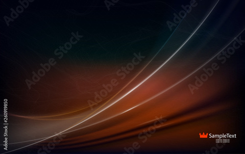 Abstract beige design with smooth abstract lines and a light haze