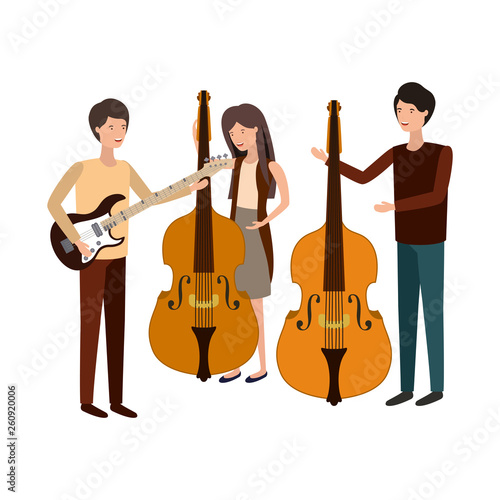 group of people with musical instruments