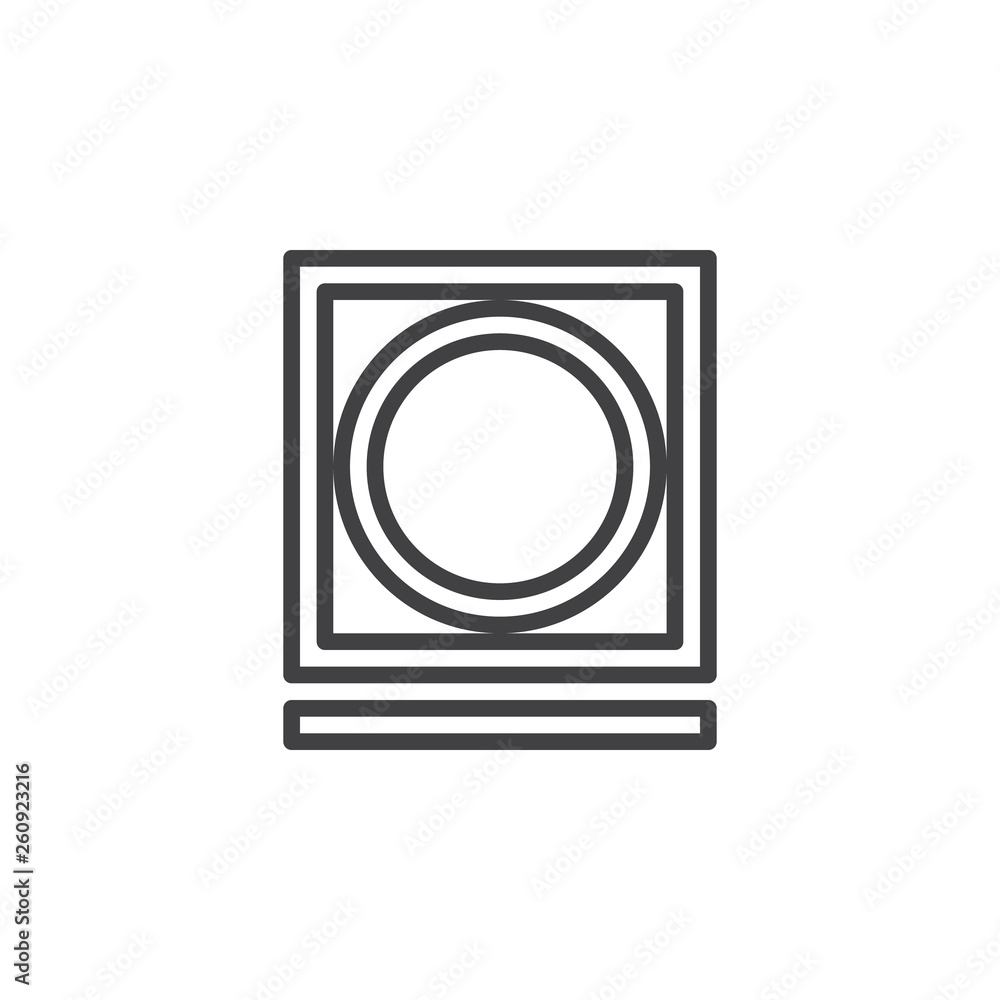 Permanent press, laundromat sign line icon. linear style sign for mobile concept and web design. Wash machine instruction outline vector icon. Symbol, logo illustration. Pixel perfect vector graphics Permanent press, laundromat sign line icon. linear style sign for mobile concept and web design. Wash machine instruction outline vector icon. Symbol, logo illustration. Pixel perfect vector graphics