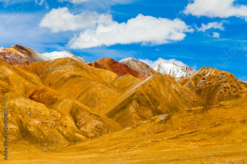 landscape of mountain on Qinghai Plateau,China. 