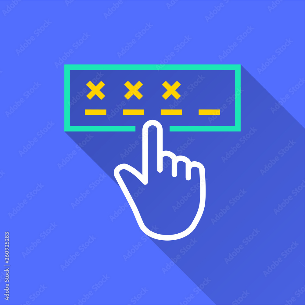 Data security - vector icon for graphic and web design. Data security - vector icon for graphic and web design.