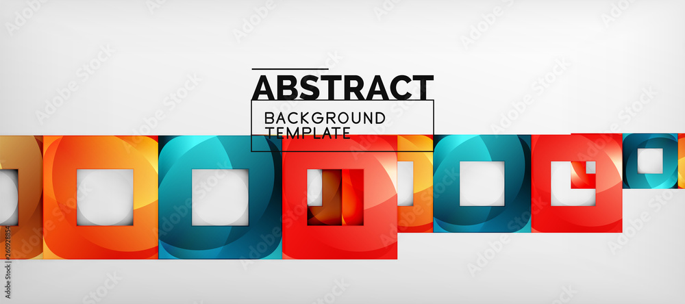 Background with color squares composition, modern geometric abstraction design for poster, cover, branding or banner Background with color squares composition, modern geometric abstraction design for poster, cover, branding or banner