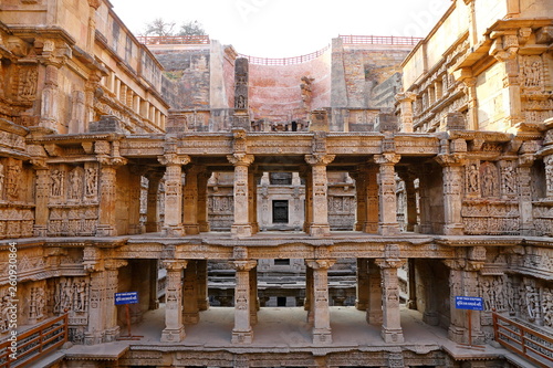 Rani ki vav  an stepwell on the banks of Saraswati River in Patan. A UNESCO world heritage site in Gujarat  India