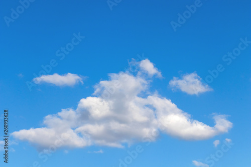 blue sky and white clouds © Thipphawan