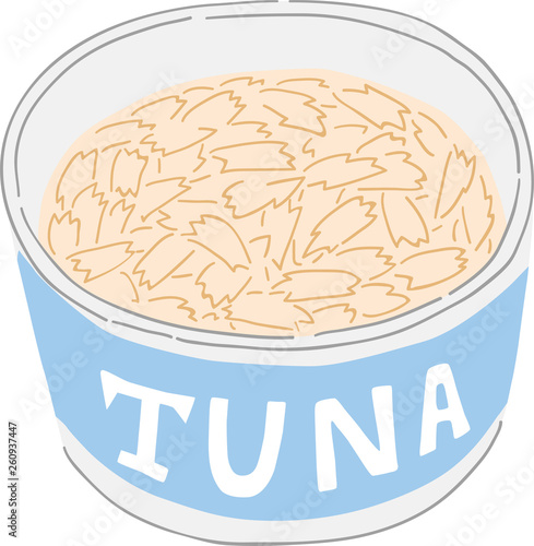 ツナ 缶詰 フレークタイプ Stock イラスト Adobe Stock